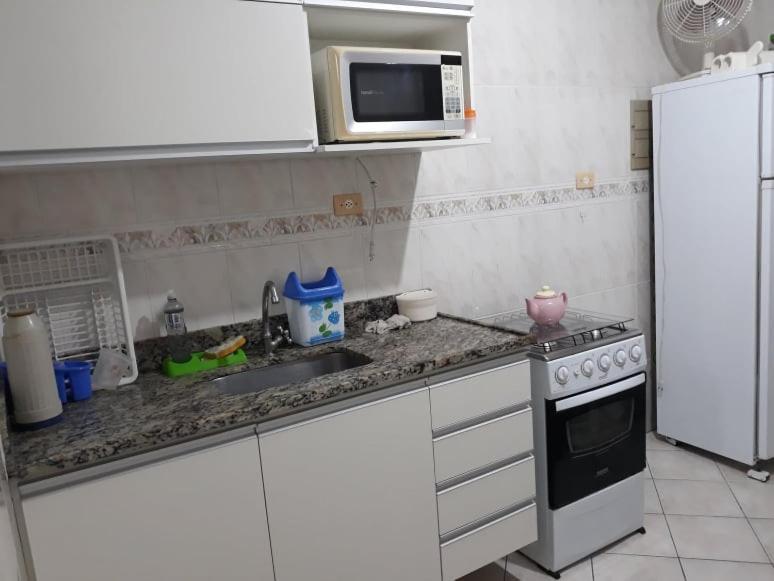Apto aconchegante a uma quadra da praia - Aviação, Praia Grande - SP Praia Grande (Santos) Exterior foto